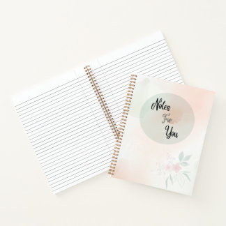 Cuaderno minimalista "Notas para ti"