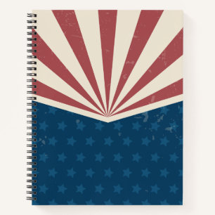 Cuaderno minimalista orgullo americano