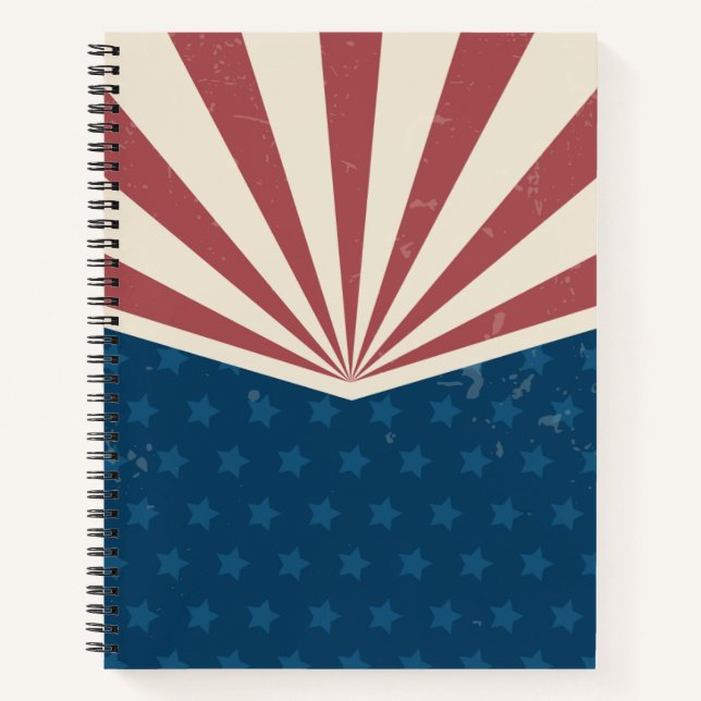 Cuaderno minimalista | orgullo americano (Anverso)