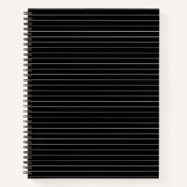Cuaderno Minimalista pinstritos blancos modernos