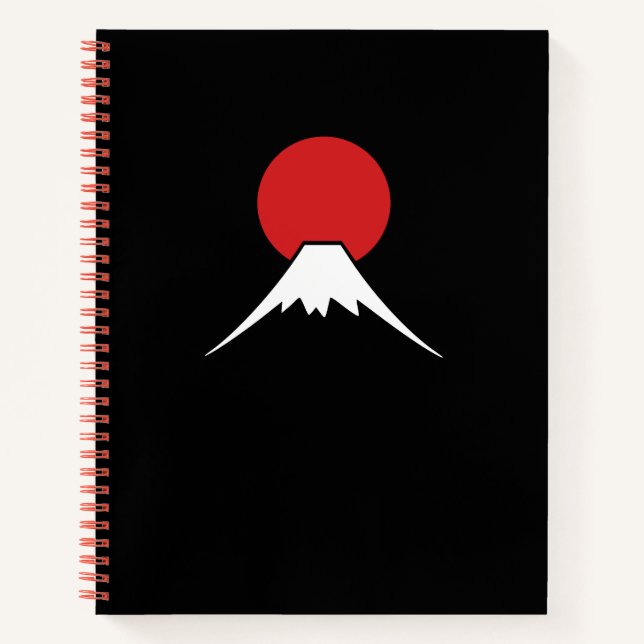 Cuaderno minimalista Zen富士山 Fuji (Anverso)