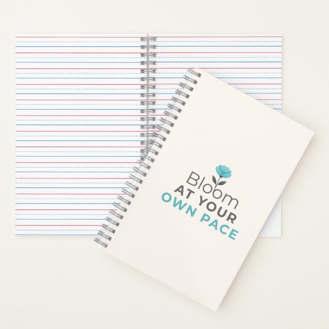 Cuaderno Mínimo 'Florece a Tu Propio Ritmo' (Interior)