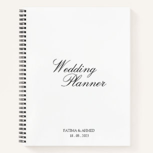 Cuaderno Mínimo planificador islámico de la boda musulmana