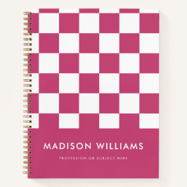 Cuaderno Mínimo portátil cuadrado moderno