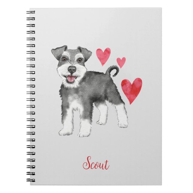Cuaderno MiniSchnauzer Mini Schnauzer (Frente)