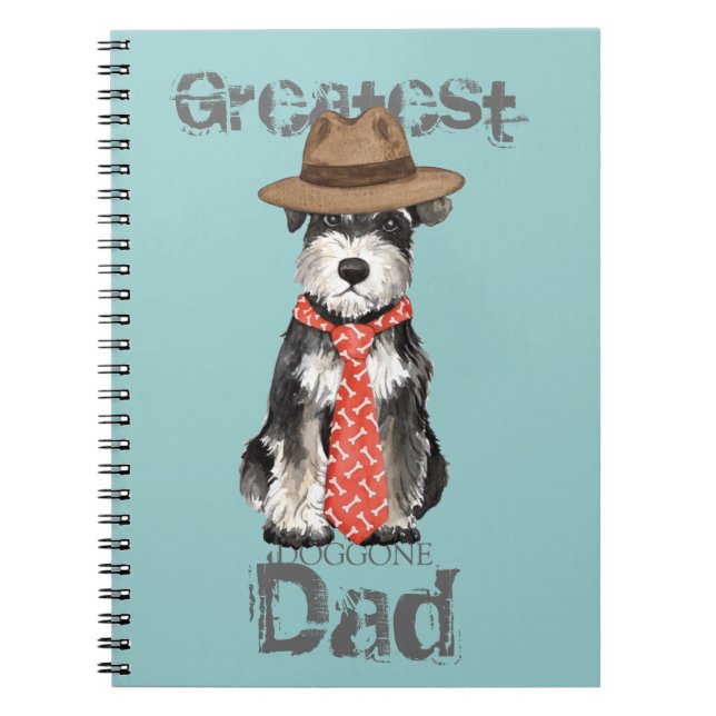 Cuaderno Ministra Schnauzer Dad (Frente)