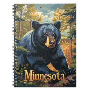 Cuaderno Minnesota Black Bear