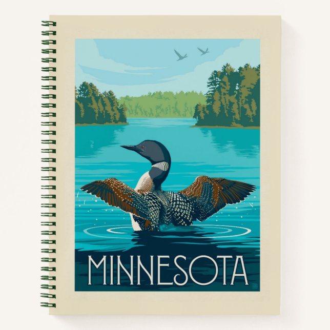 Cuaderno Minnesota | Loon (Anverso)