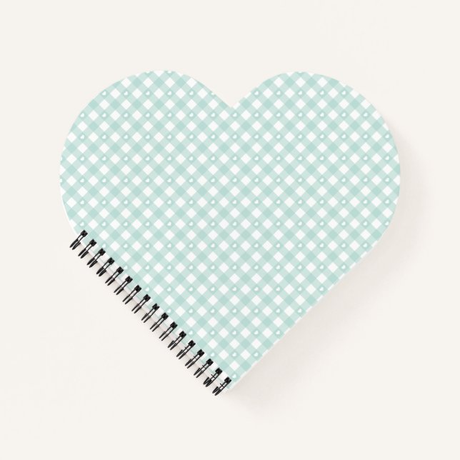 Cuaderno Mint Green Checks (Anverso)