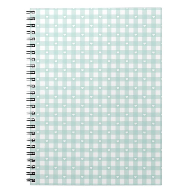 Cuaderno Mint Green Checks (Frente)