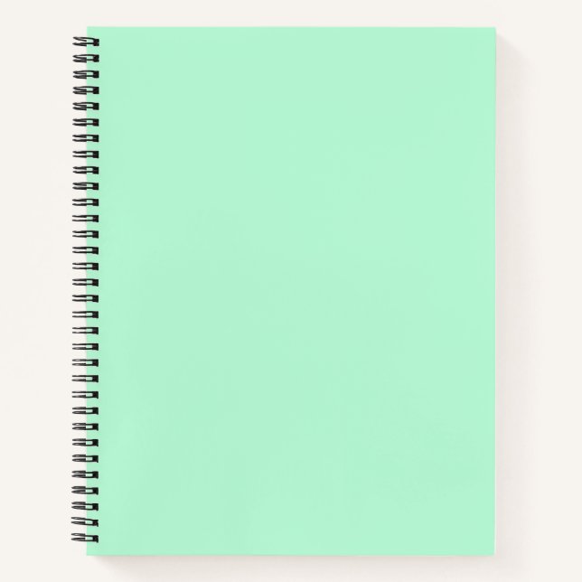 Cuaderno Mint Green Spiral Notebook (Anverso)