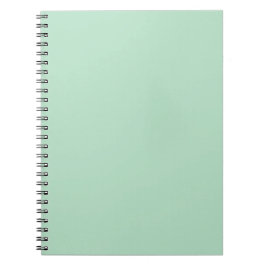 Cuaderno Mint Green Spiral Notebook - Elegante y Minimalist