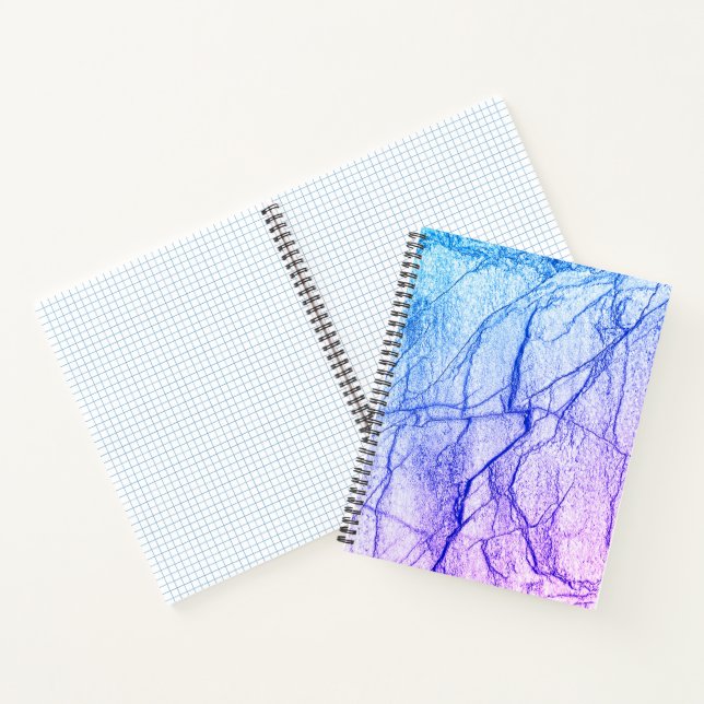 Cuaderno Mira de mármol morado Two Tone (Interior)