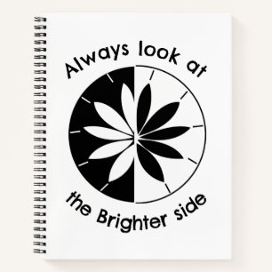 Cuaderno Mira La Cita Inspiradora Del Lado Más Brillante