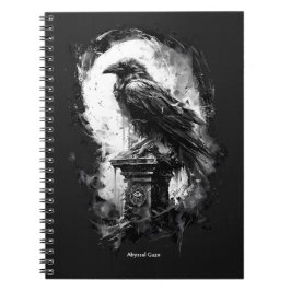 Cuaderno Mirada Abisal Cráneo de Cuervo de Metal Pesado