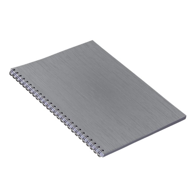 Cuaderno Mirada del metal plateado (Lado Derecho)