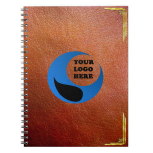 Cuaderno Mirada personalizada de la imitación de cuero del