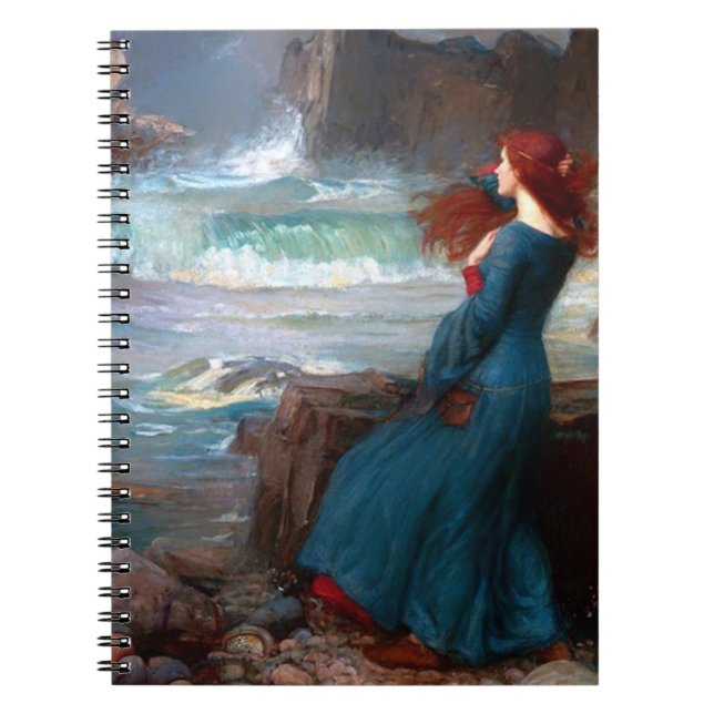Cuaderno Miranda El Tempest John William Waterhouse (Frente)