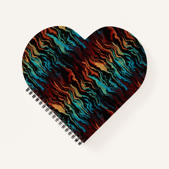 Cuaderno Mirando el abstracto del fuego (Anverso)