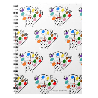 Cuaderno Mis 9 Felinos Espirales De Alarma (Cordón Espiral)