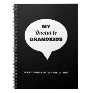 Cuaderno Mis abuelitos codiciables Cosas divertidas y burbu