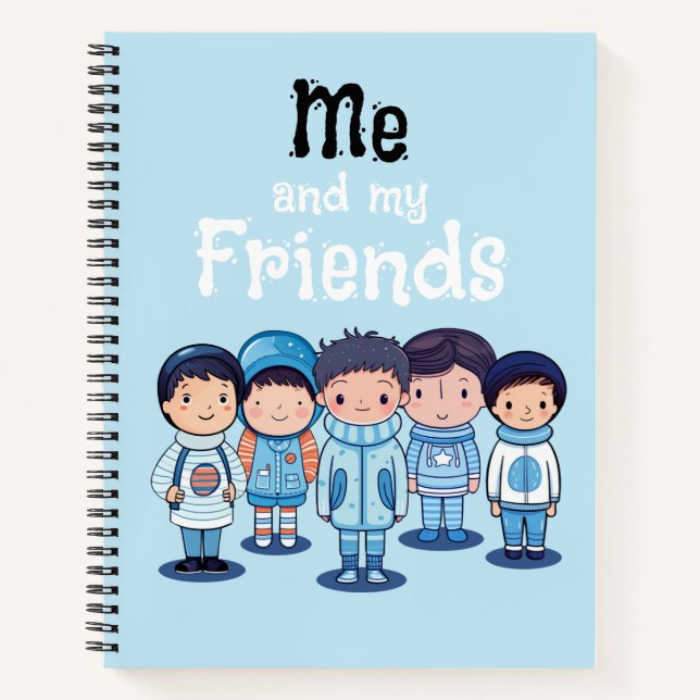 Cuaderno Mis amigos y yo (Anverso)