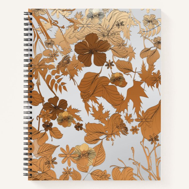 Cuaderno Mis flores de jardín III (Anverso)