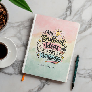Cuaderno Mis ideas brillantes y otras tonterías divertidas 