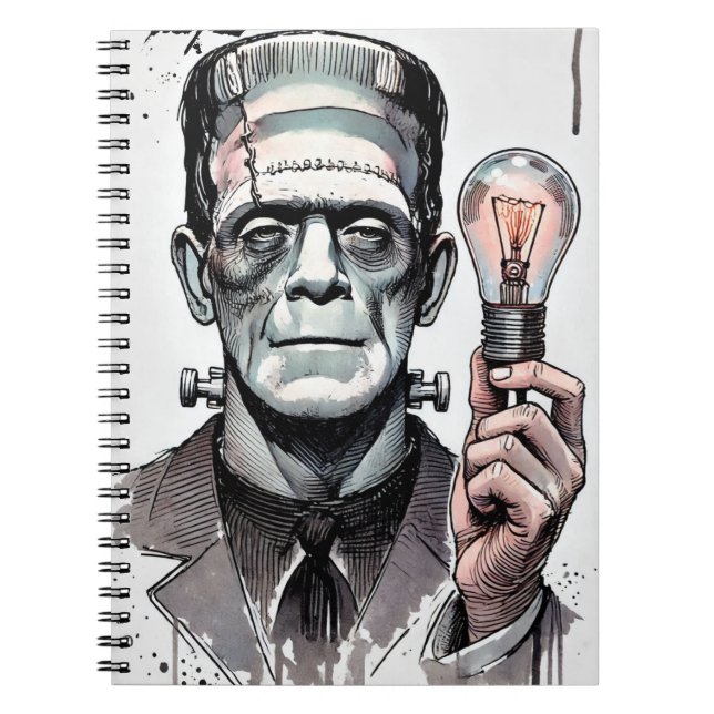 Cuaderno Mis Ideas Extrañas | Diario de bloc de notas (Frente)