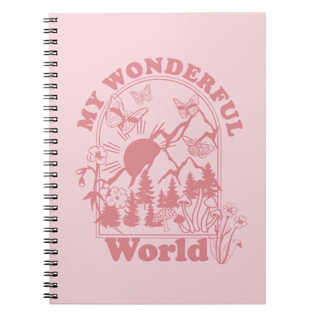 Cuaderno Mis maravillosas flores retro del mundo (Frente)