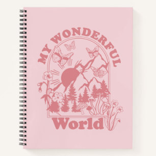 Cuaderno Mis maravillosas flores retro del mundo