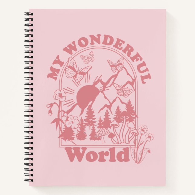 Cuaderno Mis maravillosas flores retro del mundo (Anverso)