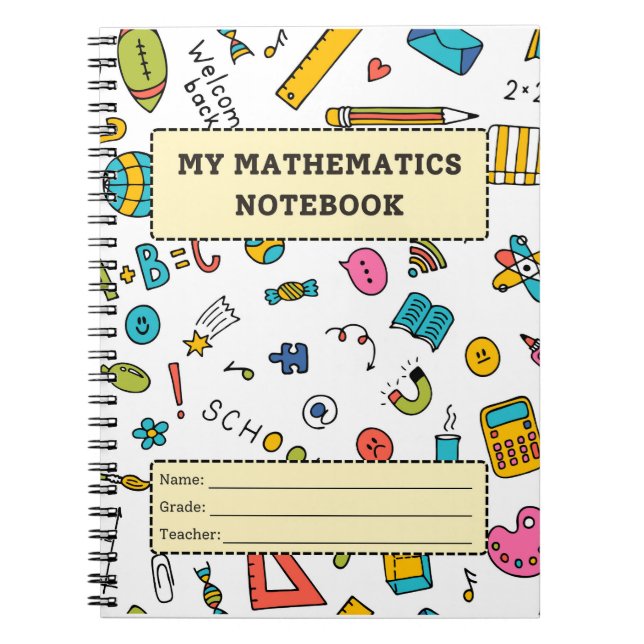 Cuaderno Mis matemáticas (Frente)