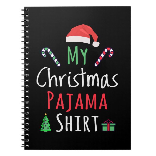 Cuaderno Mis Navidades Camisa Pajama (Frente)