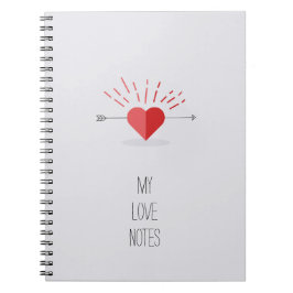 Cuaderno Mis notas de amor