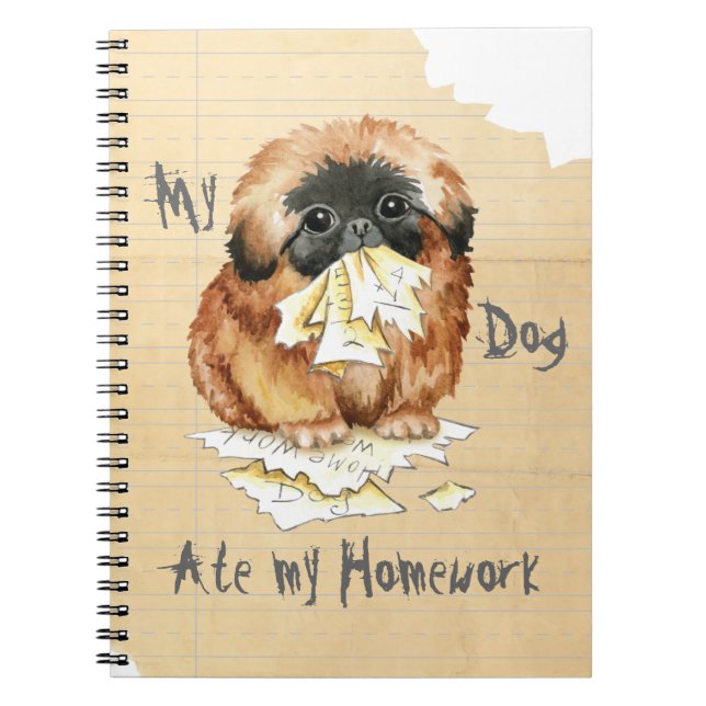 Cuaderno Mis Pekingeses Se Comieron Mi Casa (Frente)