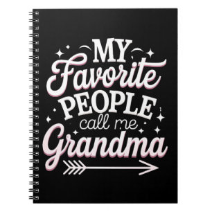 Cuaderno Mis personas favoritas me llaman abuela el Día de