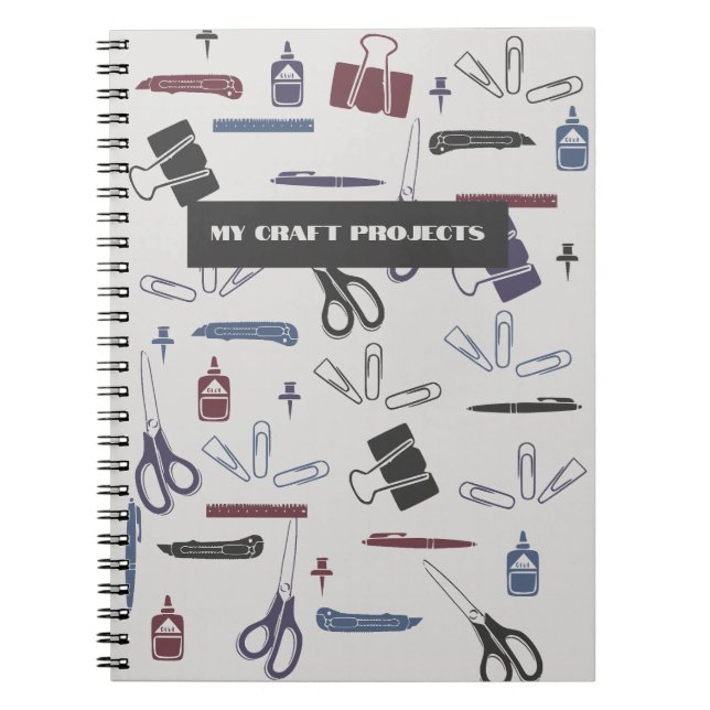Cuaderno Mis proyectos de manualidades (Frente)