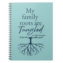 Cuaderno Mis raíces familiares están enredadas