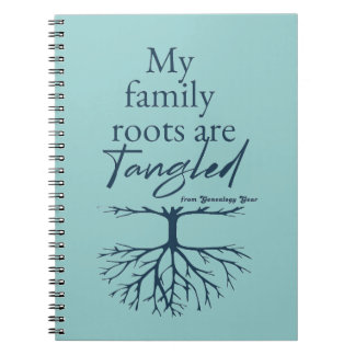 Cuaderno Mis raíces familiares están enredadas