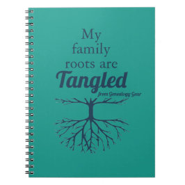 Cuaderno Mis raíces familiares están enredadas