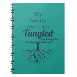 Cuaderno Mis raíces familiares están enredadas
