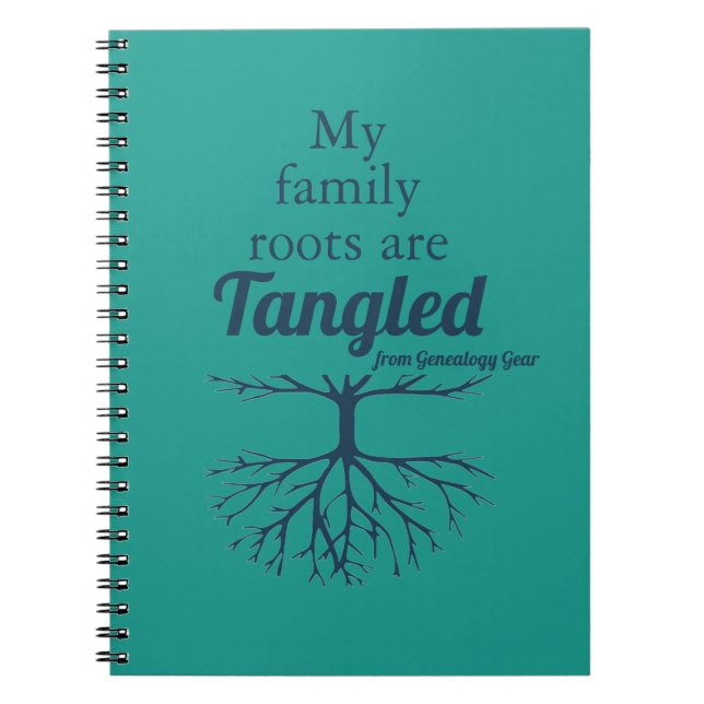 Cuaderno Mis raíces familiares están enredadas (Frente)