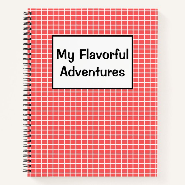 Cuaderno Mis recetas de Aventuras Sabrosas (Anverso)