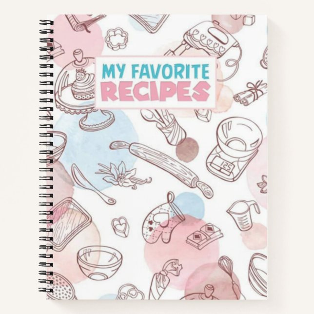 Cuaderno Mis recetas favoritas (Anverso)