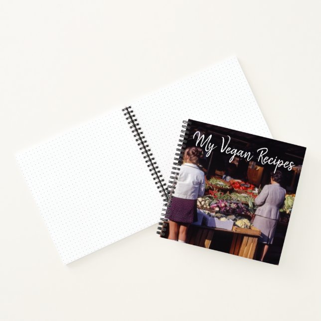 Cuaderno Mis recetas veganas (Interior)