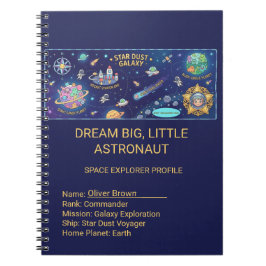 Cuaderno Misión Galaxia Niños Estrellas Polvo Cósmico Cuade