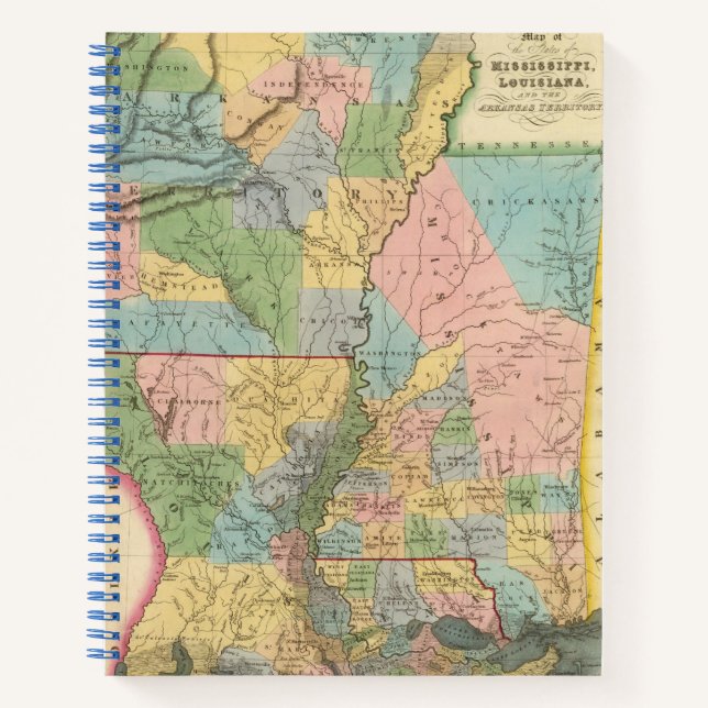 Cuaderno Misisipi, Luisiana, Arkansas (Anverso)