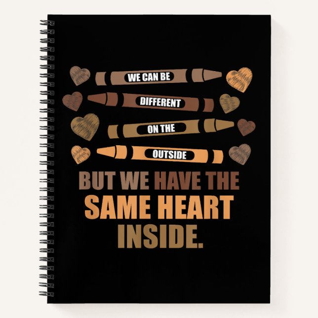 Cuaderno Mismo Corazón Mes de la Historia Afroamericana (Anverso)