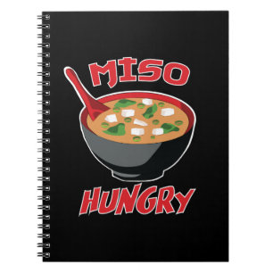 Cuaderno Miso Hungry Funny Food Kawaii